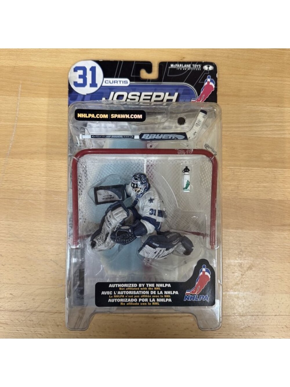 McFarlane Toys Nhlpa Series 1 Curtis Joseph Hockey Action Figure **READ**